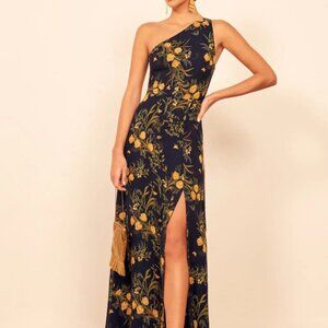 Reformation Evelyn One Shoulder Floral Dress Sz 4